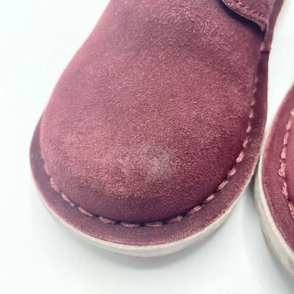 OTS maroon suede Chelsea boots - size T 25 (euro size)